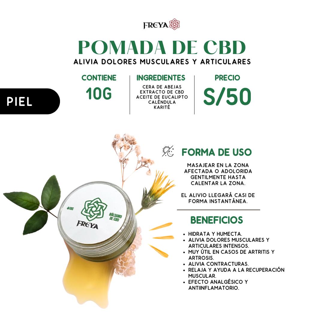 1 POMADA DE CBD 10g + 1 CONTORNO DE OJOS