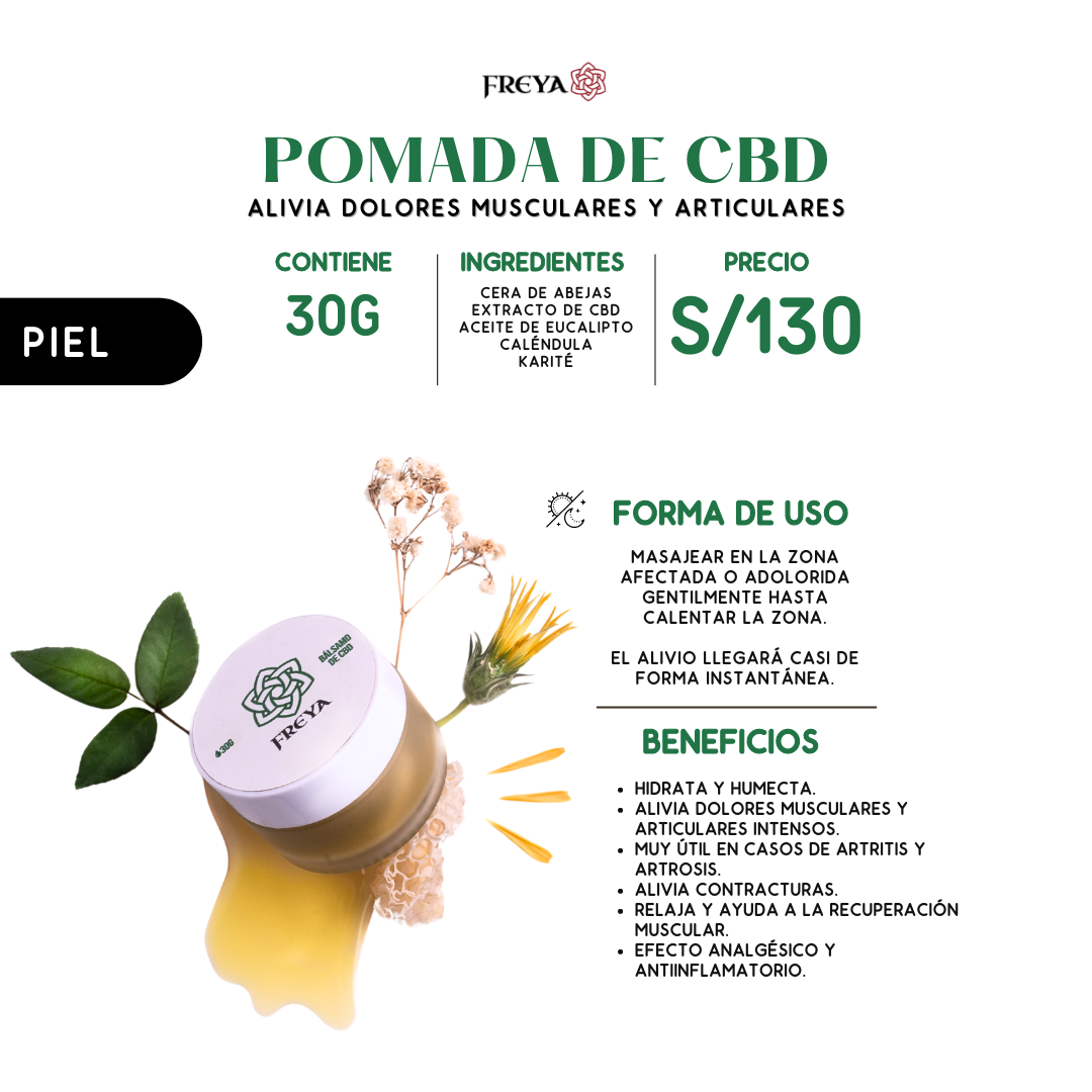 1 POMADA DE CBD 30g + 1 SÉRUM DE PESTAÑAS